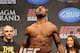 LAS VEGAS - MAY 28: UFC fighter Quinton 'Rampage' Jackson weighs in for his fight against UFC fighter Rashad Evans at UFC 114: Rampage versus Rashad at the Mandalay Bay Hotel on May 28, 2010 in Las Vegas, Nevada. (Photo by Jon Kopaloff/Getty Images)