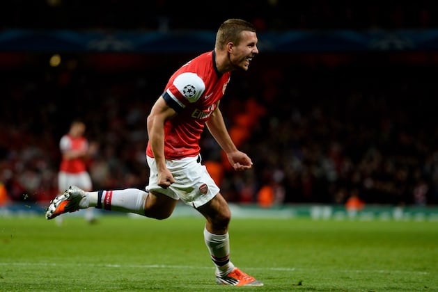 Podolski: It Is Harder Here Than in Germany