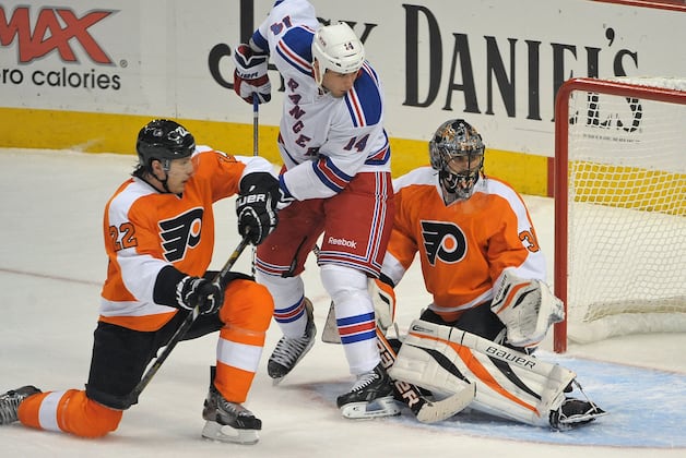 Flyers defeat Rangers for first win of the season