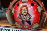 Red Wings' Goalie Has an Awesome Chris Farley-Themed Mask
