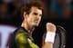 MELBOURNE, AUSTRALIA - JANUARY 25: Andy Murray of Great Britain celebrates a point in his semifinal match against Roger Federer of Switzerland during day twelve of the 2013 Australian Open at Melbourne Park on January 25, 2013 in Melbourne, Australia. (Photo by Mark Kolbe-Pool/Getty Images)