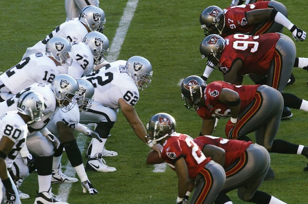 2002 Buccaneers Fire Back at Raiders' Brown