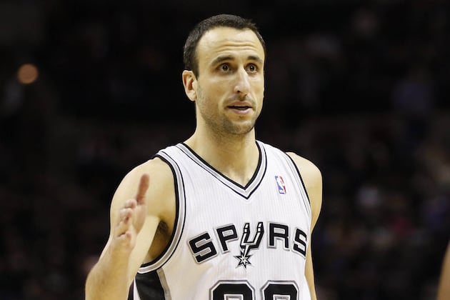 Manu Ginobili Glad to Be Back in Spurs' Uniform
