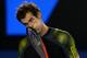 MELBOURNE, AUSTRALIA - JANUARY 25: Andy Murray of Great Britain looks on in his semifinal match against Roger Federer of Switzerland during day twelve of the 2013 Australian Open at Melbourne Park on January 25, 2013 in Melbourne, Australia. (Photo by Julian Finney/Getty Images)