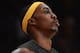 LOS ANGELES, CA - DECEMBER 28: Dwight Howard #12 of the Los Angeles Lakers warms up before the game against the Portland Trail Blazers at Staples Center on December 28, 2012 in Los Angeles, California. The Lakers won 104-87. NOTE TO USER: User expressly acknowledges and agrees that, by downloading and or using this photograph, User is consenting to the terms and conditions of the Getty Images License Agreement. (Photo by Harry How/Getty Images)