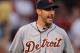 BOSTON, MA - MAY 29: Justin Verlander #35 of the Detroit Tigers reacts after the Boston Red Sox score a run in the second inning at Fenway Park May 29, 2012 in Boston, Massachusetts. (Photo by Jim Rogash/Getty Images)