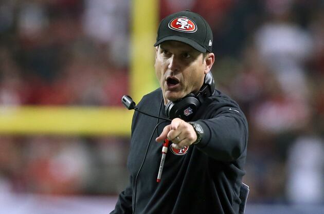 Jim Harbaugh Takes Time out for John Madden Insight
