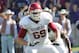 FORT WORTH, TX - DECEMBER 1: Lane Johnson #69 of the Oklahoma Sooners in action against the TCU Horned Frogs at Amon G. Carter Stadium on December 1, 2012 in Fort Worth, Texas. (Photo by Rick Yeatts/Getty Images)