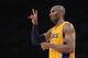 LOS ANGELES, CA - JANUARY 15: Kobe Bryant #24 of the Los Angeles Lakers signals a play during a 104-88 win over the Milwaukee Bucks at Staples Center on January 15, 2013 in Los Angeles, California. NOTE TO USER: User expressly acknowledges and agrees that, by downloading and or using this photograph, User is consenting to the terms and conditions of the Getty Images License Agreement. (Photo by Harry How/Getty Images)