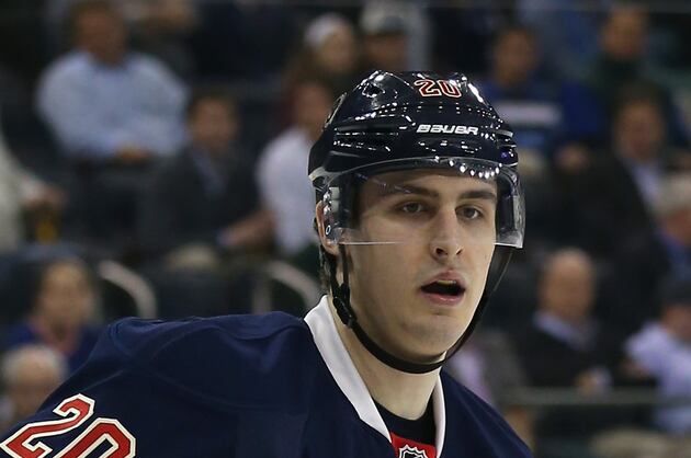 NHL.com: Kreider out with Ankle Injury, Ferriero in for Rangers