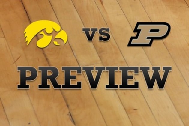 Iowa vs. Purdue: Full Game Preview