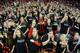 RALEIGH, NC - JANUARY 20: North Carolina State Wolfpack flash the 'Wolfpack' symbol as they participate in a blackout game against the Clemson Tigers during play at PNC Arena on January 20, 2013 in Raleigh, North Carolina. (Photo by Grant Halverson/Getty Images)