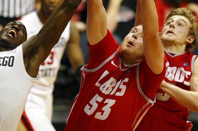 San Diego St. 55, No. 15 New Mexico 34