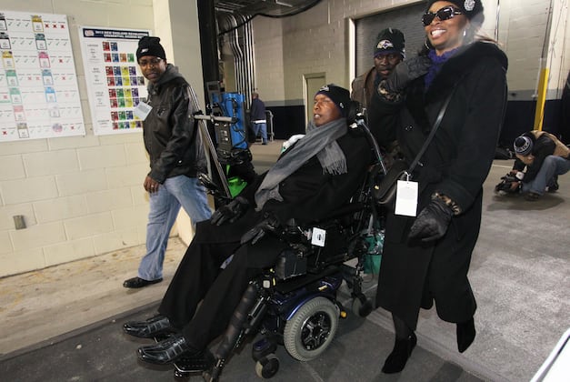 O.J. Brigance Inspires Ravens as He Battles Lou Gehrig's Disease