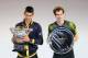 MELBOURNE, AUSTRALIA - JANUARY 27: Novak Djokovic (L) of Serbia holds the Norman Brookes Challenge Cup with runner up Andy Murray of Great Britain after Novak Djokovic won their men's final match during day fourteen of the 2013 Australian Open at Melbourne Park on January 27, 2013 in Melbourne, Australia. (Photo by Lucas Dawson/Getty Images)