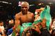 LAS VEGAS, NV - MAY 05: Floyd Mayweather Jr. celebrates after defeating Miguel Cotto by unanimous decision during their WBA super welterweight title fight at the MGM Grand Garden Arena on May 5, 2012 in Las Vegas, Nevada. (Photo by Al Bello/Getty Images)
