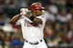 PHOENIX, AZ - OCTOBER 02: Justin Upton #10 of the Arizona Diamondbacks bats against the Colorado Rockies during the MLB game at Chase Field on October 2, 2012 in Phoenix, Arizona. The Diamondbacks defeated the Rockies 5-3. (Photo by Christian Petersen/Getty Images)