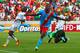 PORT ELIZABETH, SOUTH AFRICA - JANUARY 20: Tresor Mputu Mabi of DR Congo celebrates after scoring a goal during the 2013 African Cup of Nations match between Ghana and Congo DR at Nelson Mandela Bay Stadium on January 20, 2013 in Port Elizabeth, South Africa. (Photo by Richard Huggard/Gallo Images/Getty Images)