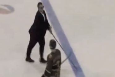 Hockey Coach Ejected for Mimicking Blind Man to Mock Referees