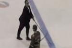 Hockey Coach Pretends to Be Blind Man to Mock Refs