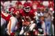 17 SEP 1995: QUARTEBACK STEVE BONO OF THE KANSAS CITY CHEIFS TAKES THE SNAP AND DROPS BACK TO PASS DURING THE CHIEFS 23-17 VICTORY OVER THE OAKLAND RAIDERS AT ARROWHEAD STADIUM IN KANSAS CITY, MISSOURI. MANDATORY CREDIT: STEPHEN DUNN/ ALLSPORT USA