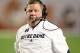 Jan 7, 2013; Miami Gardens, FL, USA; Notre Dame Fighting Irish coach Brian Kelly looks dejected on the sidelines against the Alabama Crimson Tide in the 2013 BCS National Championship game at Sun Life Stadium. Mandatory Credit: Brian Spurlock-USA TODAY Sports