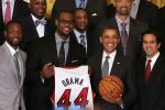 The Heat Visit the White House