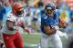 Jan 27, 2013, Honolulu, HI, USA; Seattle Seahawks quarterback Russell Wilson (3) attempts to elude Cincinnati Bengals defensive tackle Geno Atkins (97) in the 2013 Pro Bowl at Aloha Stadium. The NFC defeated the AFC 62-25. Mandatory Credit: Kirby Lee-USA TODAY Sports