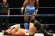 SYDNEY, AUSTRALIA - JUNE 15: Shelton Benjamin stands over CM Punk during WWE Smackdown at Acer Arena on June 15, 2008 in Sydney, Australia. (Photo by Gaye Gerard/Getty Images)