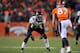 DENVER, CO - JANUARY 12: Cary Williams #29 of the Baltimore Ravens lines up on defense against Eric Decker #87 of the Denver Broncos during the AFC Divisional Playoff Game at Sports Authority Field at Mile High on January 12, 2013 in Denver, Colorado. The Ravens won 38-35 in 2 overtimes. (Photo by Dustin Bradford/Getty Images)