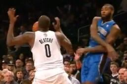 Andray Blatche Ball to Face