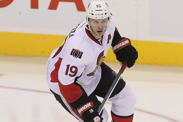 Spezza out vs. Caps, Zibanejad to Play