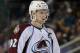 SAN JOSE, CA - JANUARY 26: Gabriel Landeskog #92 of the Colorado Avalanche looks on while the a break in the action against the San Jose Sharks at HP Pavilion on January 26, 2013 in San Jose, California. (Photo by Thearon W. Henderson/Getty Images)