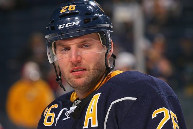 Vanek Returns Tonight vs. Maple Leafs, Regehr out