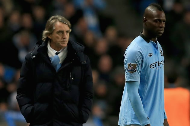 Mancini Admits He's Sad to See Back of Balotelli