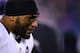 FOXBORO, MA - JANUARY 20: Ray Lewis #52 of the Baltimore Ravens looks on against the New England Patriots during the 2013 AFC Championship game at Gillette Stadium on January 20, 2013 in Foxboro, Massachusetts. (Photo by Al Bello/Getty Images)