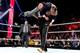 Brock Lesnar delivers an emphatic F-5 to Mr. McMahon. (Courtesy of WWE.com)