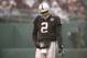 OAKLAND, CA - DECEMBER 13: JaMarcus Russell #2 of the Oakland Raiders walks off the field after calling a time out during their game against the Washington Redskins at Oakland-Alameda County Coliseum on December 13, 2009 in Oakland, California. (Photo by Ezra Shaw/Getty Images)
