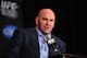 Dec 29, 2012; Las Vegas, NV, USA; UFC president Dana White speaks during post fight press conference at UFC 155 at the MGM Grand Garden Arena. Mandatory Credit: Gary A. Vasquez-USA TODAY Sports