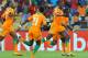 RUSTENBURG, SOUTH AFRICA - JANUARY 26, Yaya Toure of Ivory Coast celebrates his goal during the 2013 African Cup of Nations match between Ivory Coast and Tunisia at Royal Bafokeng Stadium on January 26, 2013 in Rustenburg, South Africa. (Photo by Duif du Toit / Gallo Images/Getty Images)