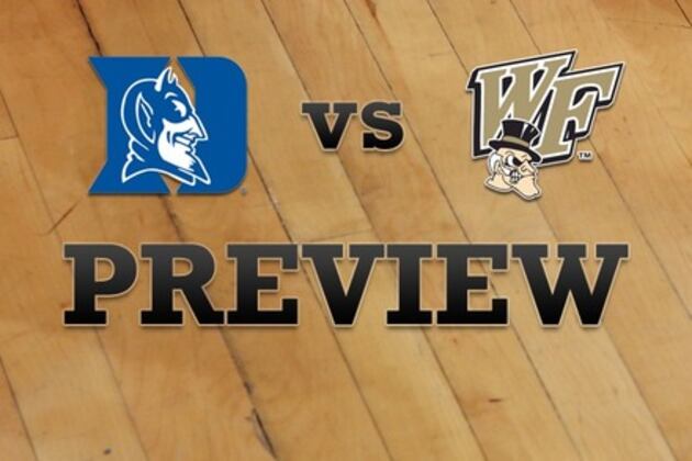 Duke vs. Wake Forest: Full Game Preview