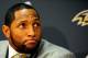 NEW ORLEANS, LA - JANUARY 28: Ray Lewis, linebacker for the Baltimore Ravens speaks to the media during a media availability session for Super Bowl XLVII at the Hilton New Orleans Riverside on January 28, 2013 in New Orleans, Louisiana. (Photo by Stacy Revere/Getty Images)