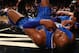 NEW YORK, NY - JANUARY 28: Glen Davis #11 of the Orlando Magic reacts after falling for a loose ball against the Brooklyn Nets during their game at the Barclays Center on January 28, 2013 in the Brooklyn borough of New York City. NOTE TO USER: User expressly acknowledges and agrees that, by downloading and/or using this photograph, user is consenting to the terms and conditions of the Getty Images License Agreement. (Photo by Al Bello/Getty Images)
