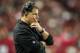Dec 30, 2012; Atlanta, GA, USA; Tampa Bay Buccaneers head coach Greg Schiano on the sidelines in the first half against the Atlanta Falcons at the Georgia Dome. Mandatory Credit: Daniel Shirey-USA TODAY Sports