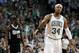 Jan 30, 2013; Boston, MA, USA; Boston Celtics small forward Paul Pierce (34) reacts after a play against the Sacramento Kings during the second quarter at the TD Garden. Mandatory Credit: David Butler II-USA TODAY Sports