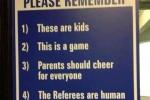 Perfect Sign Reminds Hockey Parents to Chill Out