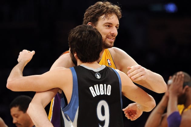 Ricky Rubio Wants Pau Gasol in Minnesota If the Lakers Don't Want Him