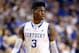 LEXINGTON, KY - JANUARY 26: Nerlens Noel #3 of the Kentucky Wildcats watches the action during the game against the LSU Tigers at Rupp Arena on January 26, 2013 in Lexington, Kentucky. (Photo by Andy Lyons/Getty Images)
