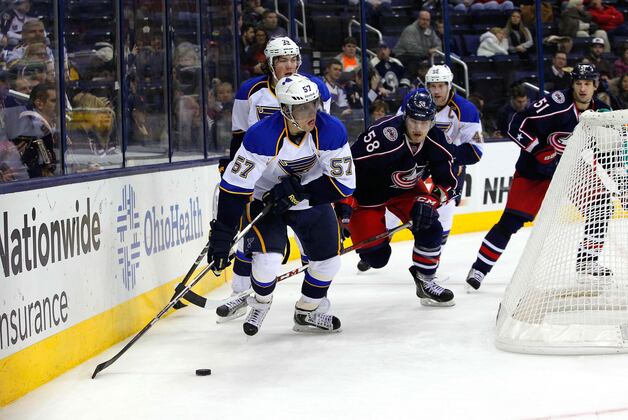 Early Blitz Carries Blues to Fourth Straight Win