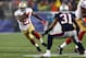 FOXBORO, MA - DECEMBER 16: Running back Frank Gore #21 of the San Francisco 49ers runs with the ball against cornerback Aqib Talib #31 of the New England Patriots at Gillette Stadium on December 16, 2012 in Foxboro, Massachusetts. (Photo by Jared Wickerham/Getty Images)